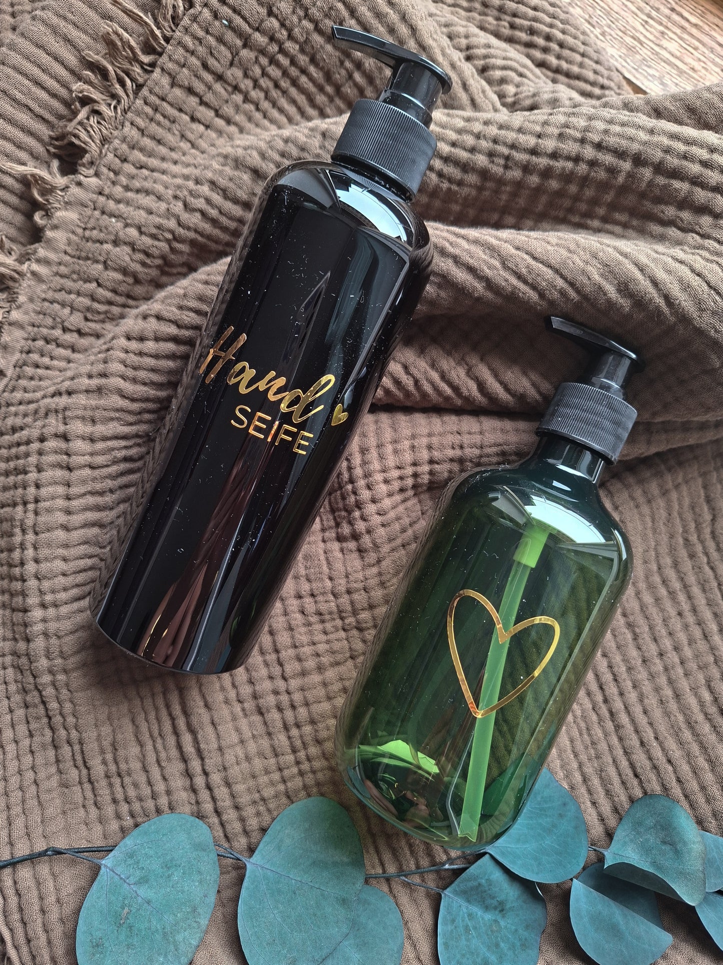 Stilvolle Seifenspender mit Etikett – Handseife elegant & modern präsentieren