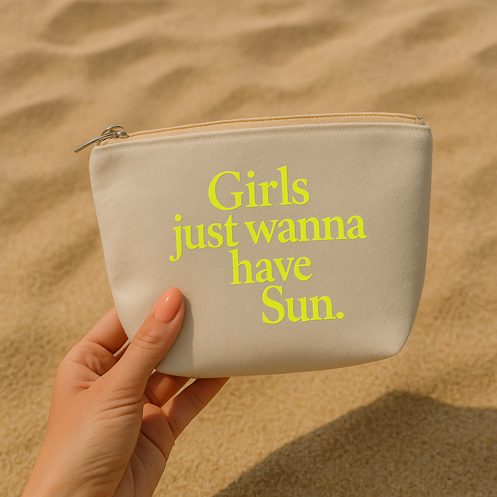 Girls just wanna have Sun – Kosmetiktasche