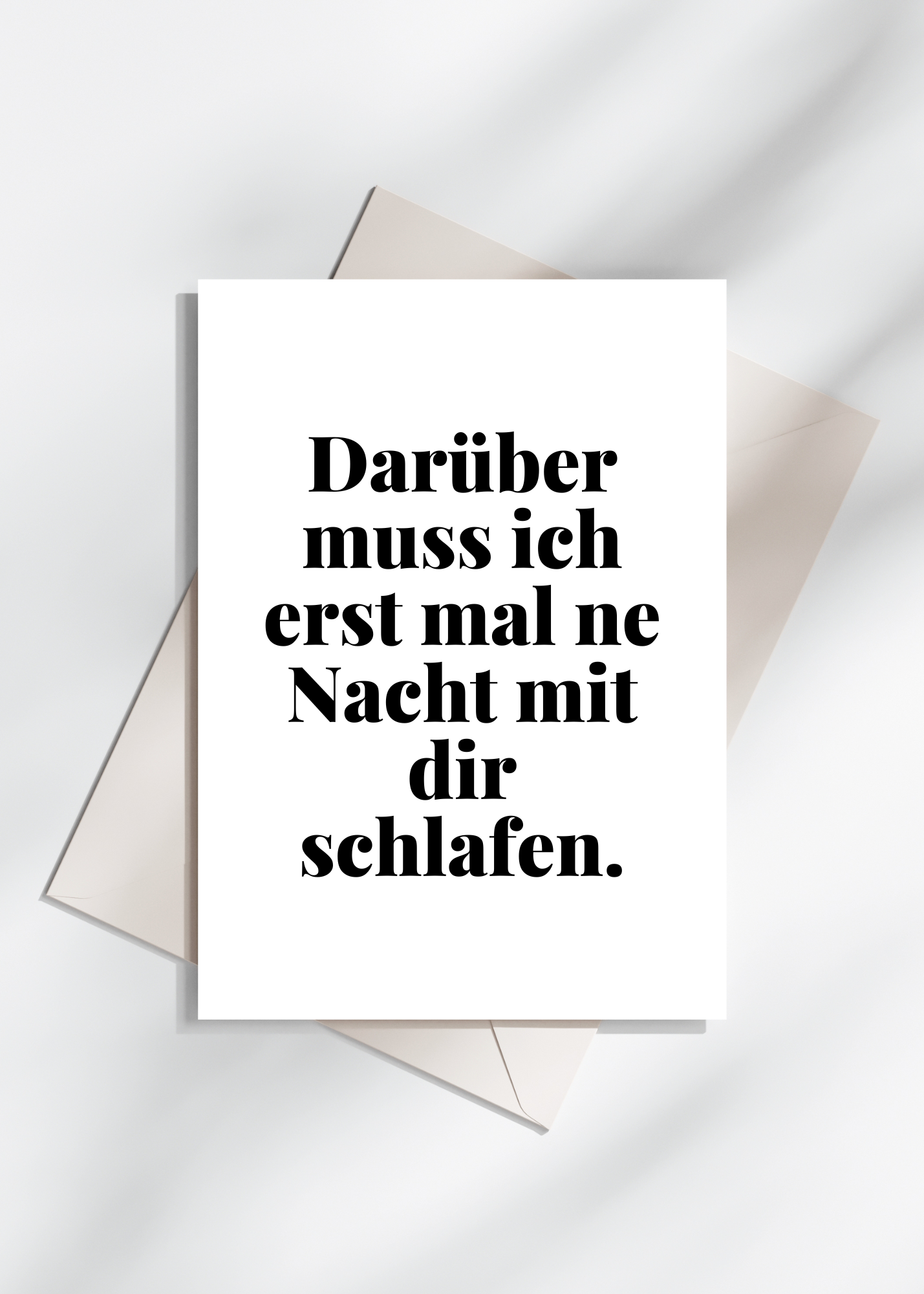 Postkarte - Mit dir