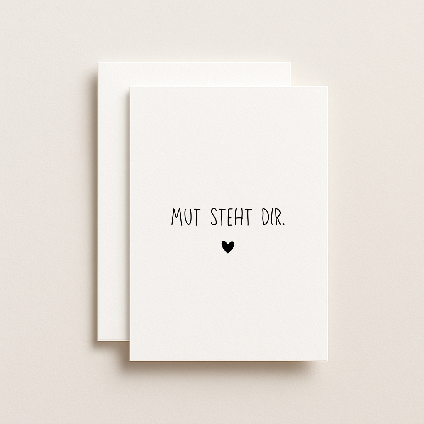 Postkarte "Mut steht dir."
