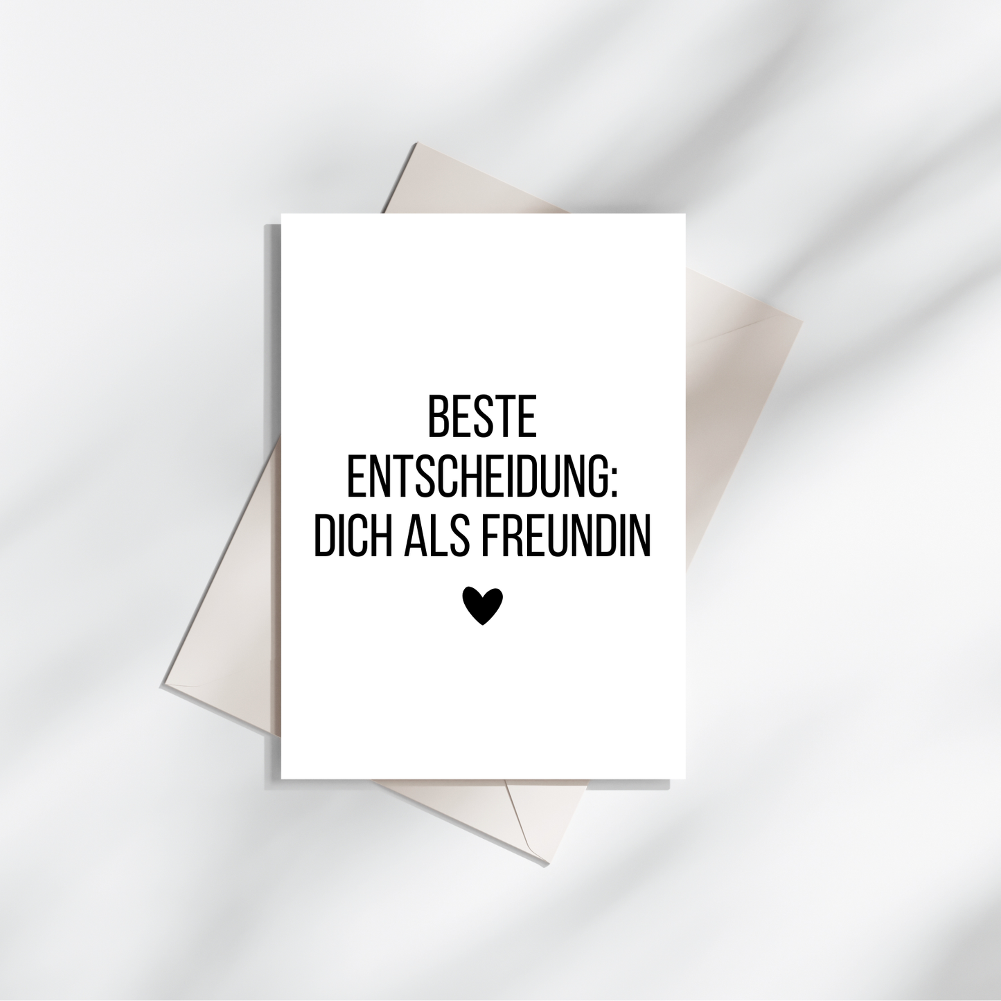 Postkarte Beste Freundin A6