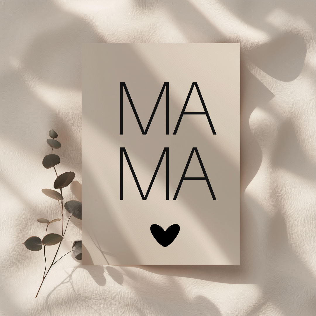 Postkarte Mama