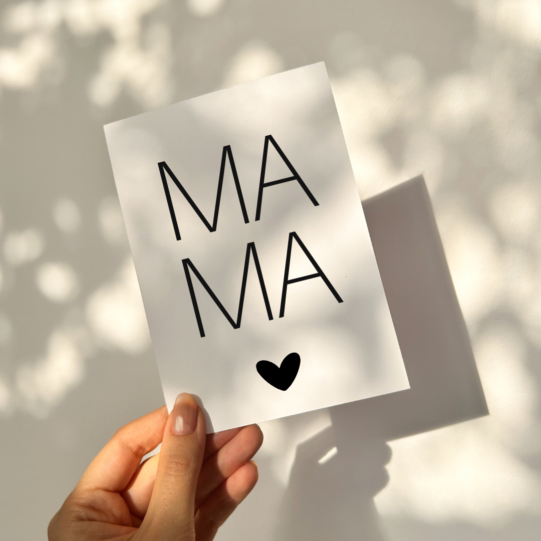 Postkarte Mama