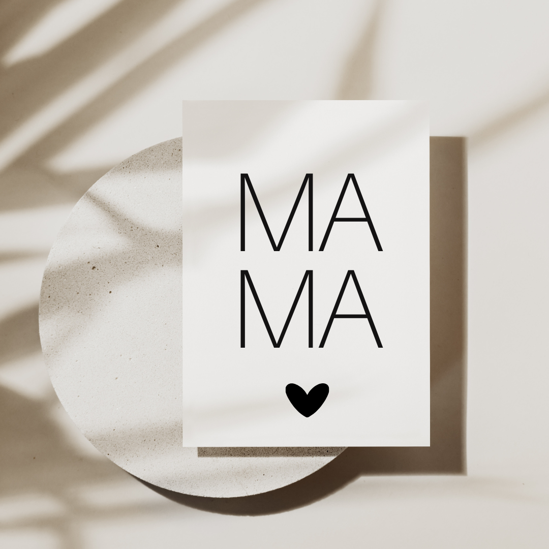 Postkarte Mama