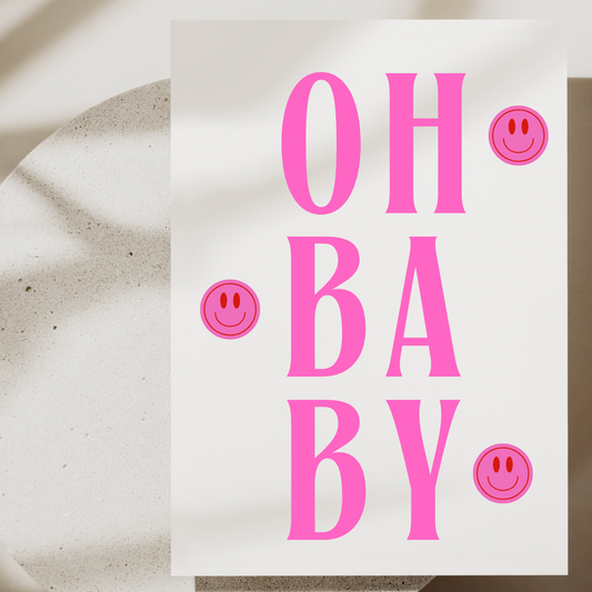 Postkarte - Oh Baby