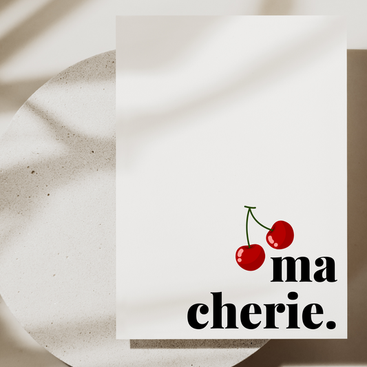 Liebeskarte ma cherie