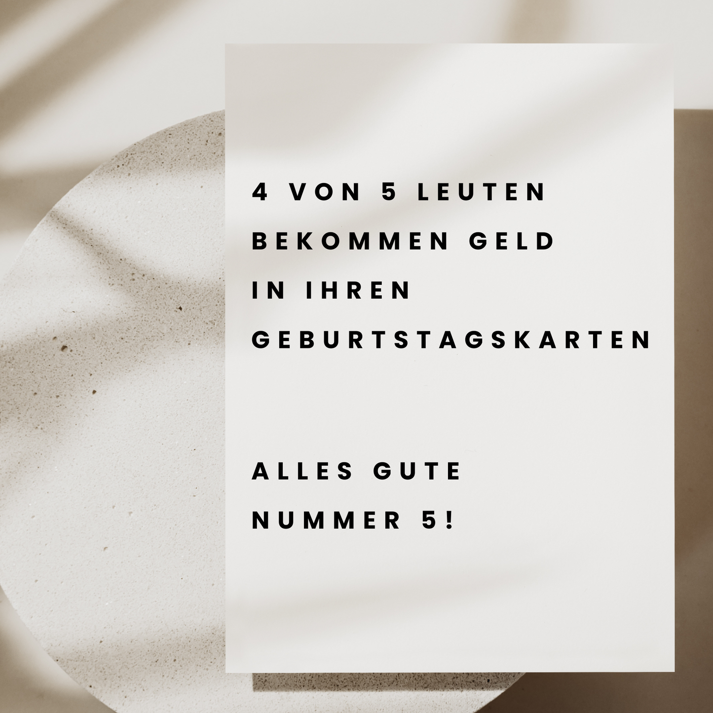 Lustige Geburstatgskarte