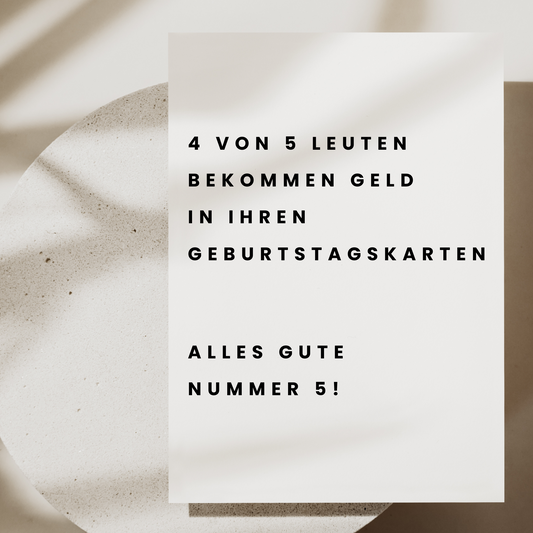 Lustige Geburstatgskarte