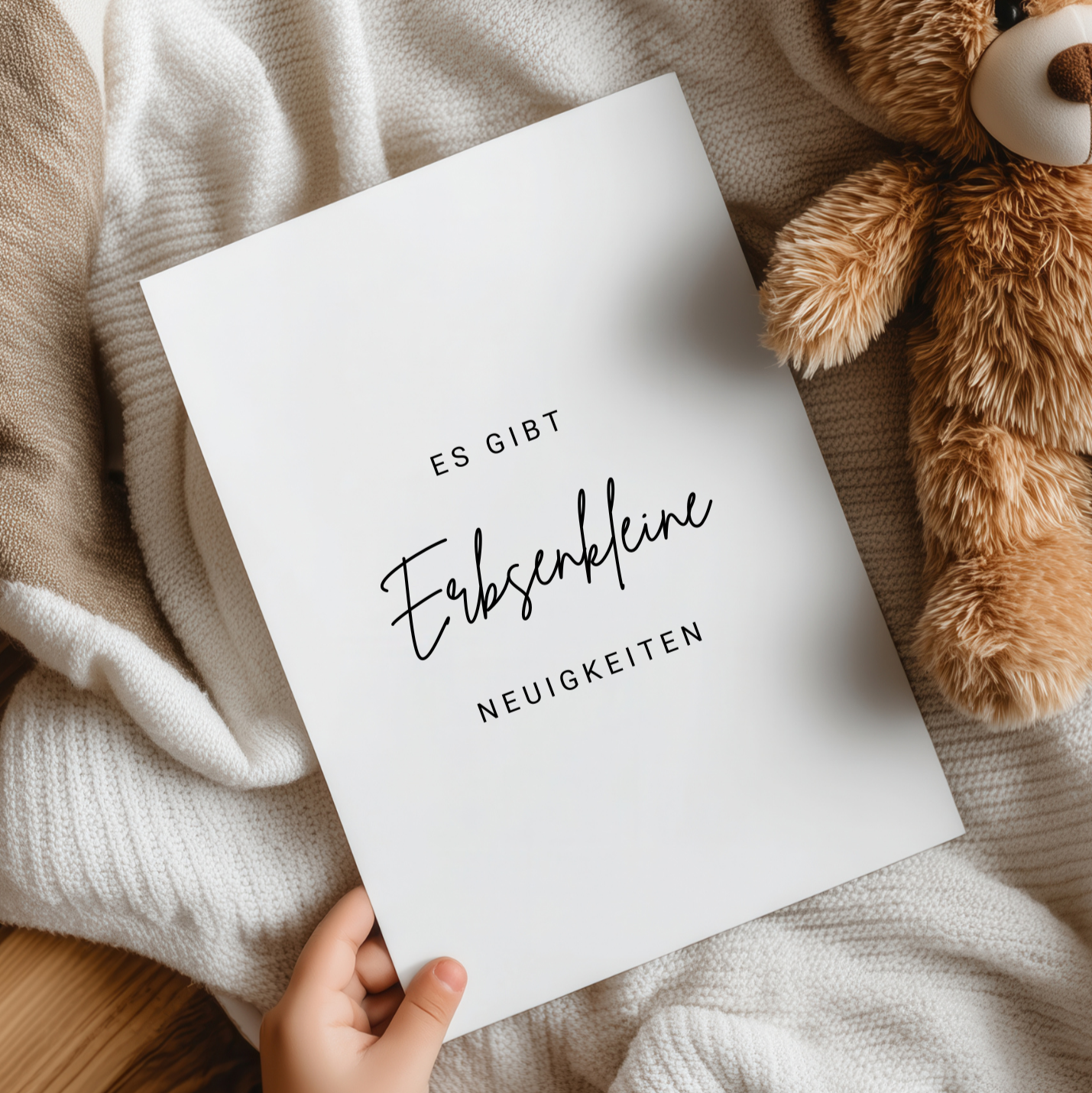 Es gibt Erbsenkleine Neuigkeiten