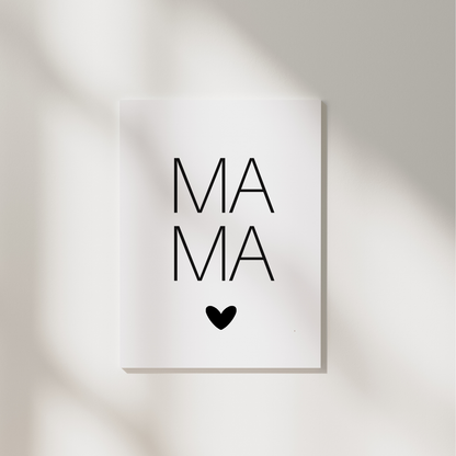 Postkarte Mama
