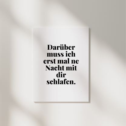 Postkarte - Mit dir