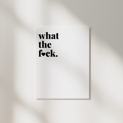Postkarte what the f...