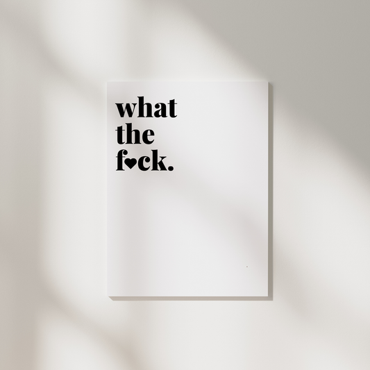 Postkarte what the f...