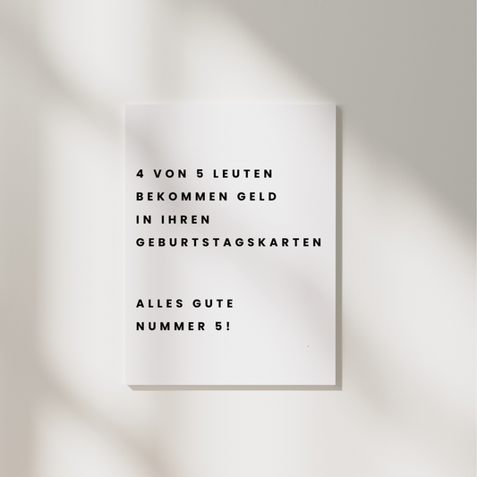 Lustige Geburstatgskarte