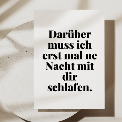 Postkarte - Mit dir