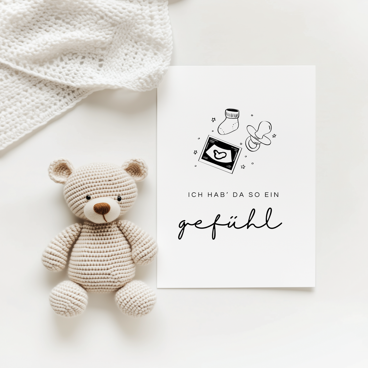 Postkarte „Ich hab’ da so ein Gefühl“