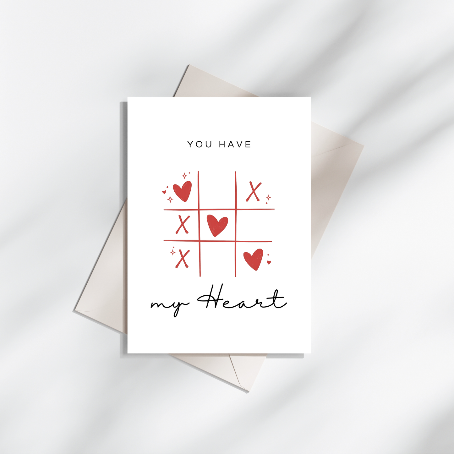 Liebeskarte You Have My Heart