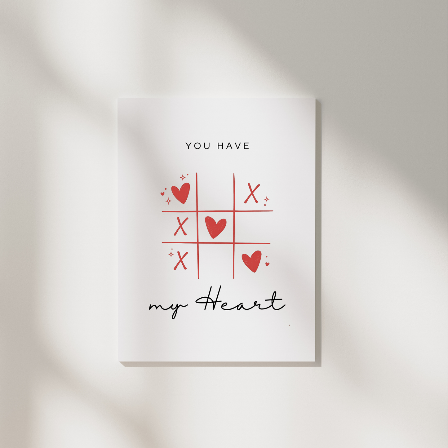 Liebeskarte You Have My Heart