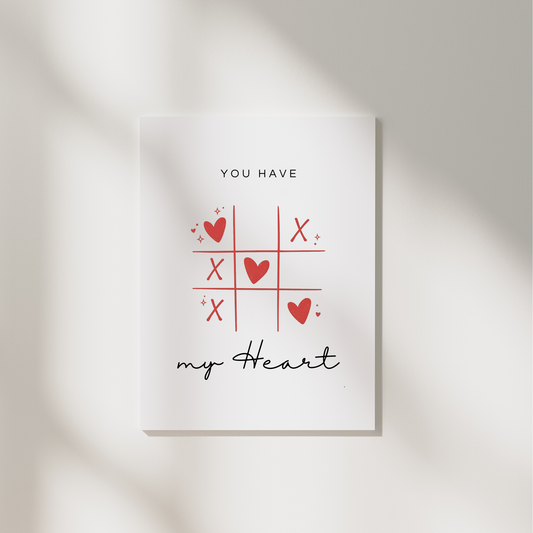 Liebeskarte You Have My Heart