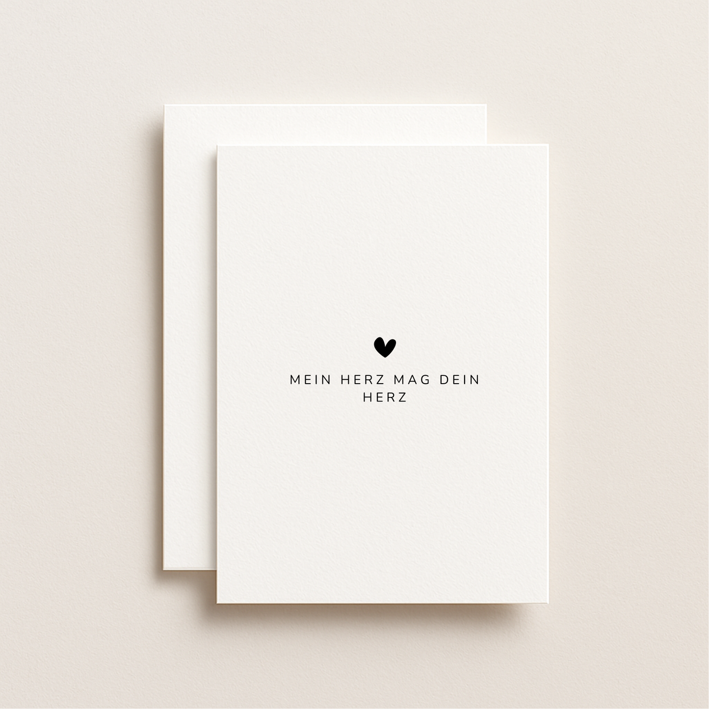 Postkarte „Mein Herz mag dein Herz“