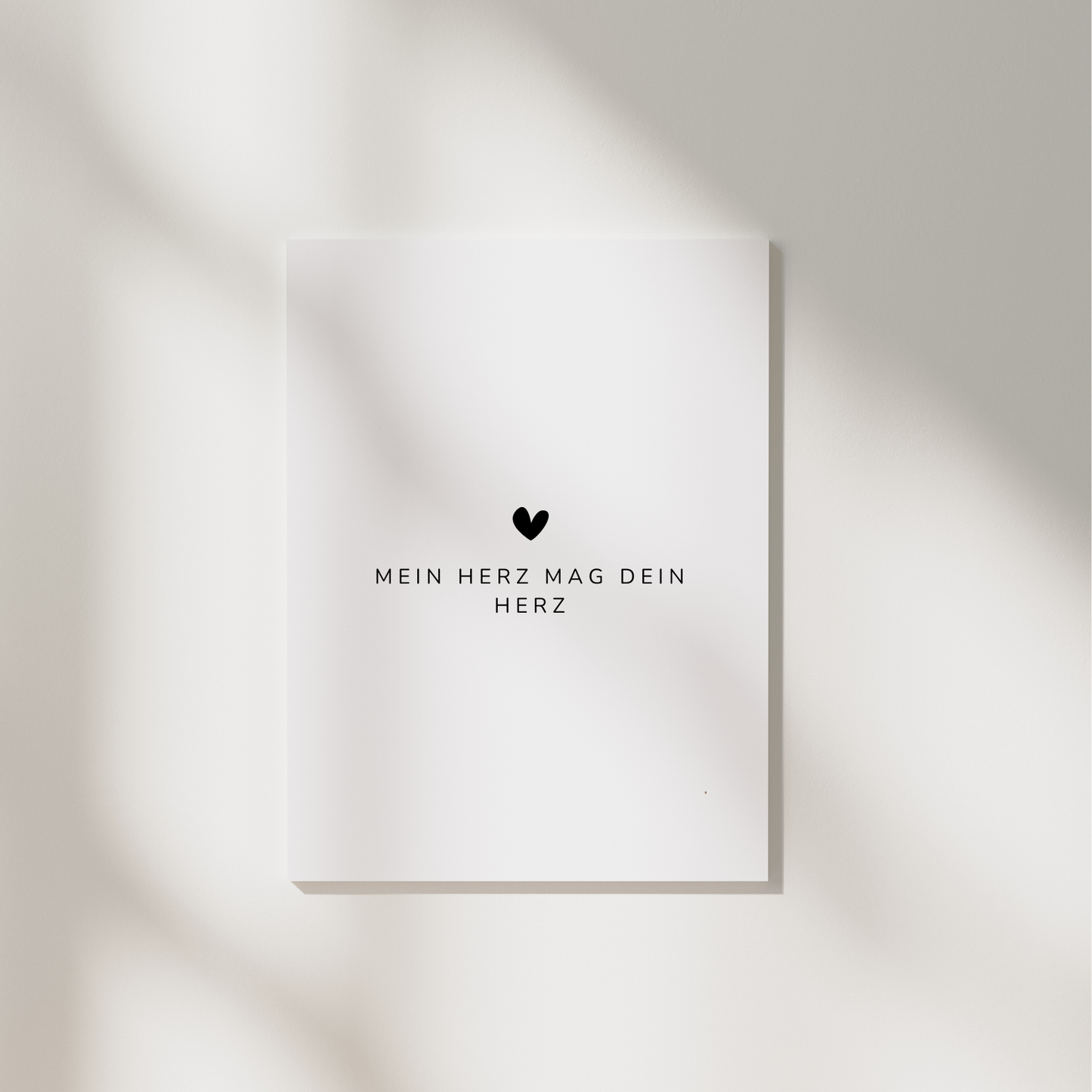 Postkarte „Mein Herz mag dein Herz“