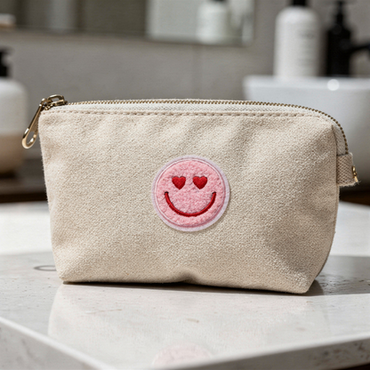 Smiley Herzaugen Patch – Süßer Aufbügel Aufnäher