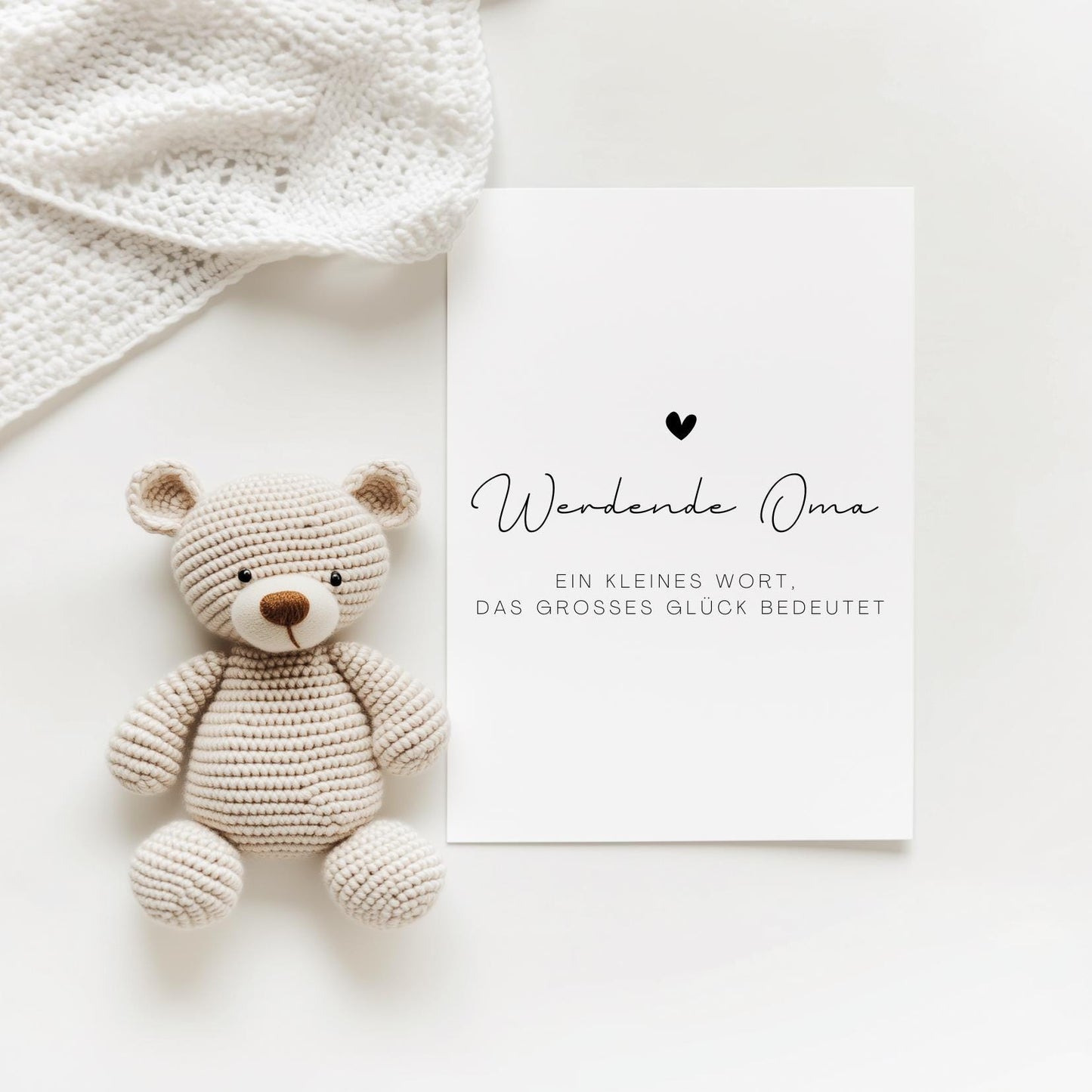 Postkarte A6 "Werdende Oma“