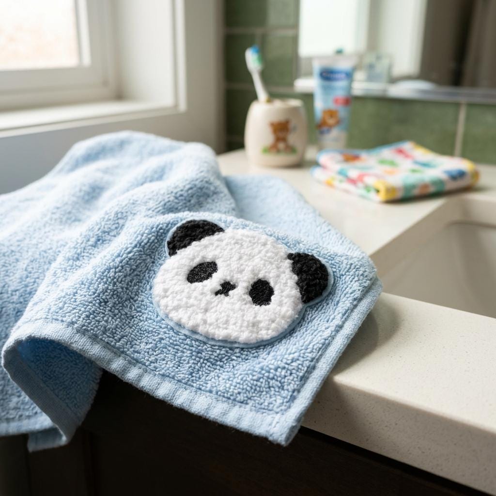 Panda Bügelpatch für Kinder – süßer Aufnäher zum Aufbügeln