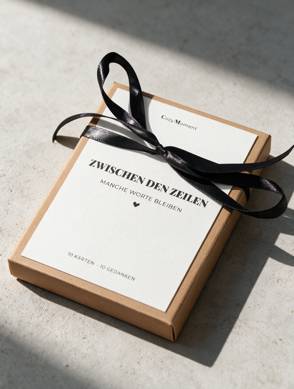 10 besondere Postkarten in Geschenkbox – Zwischen den Zeilen