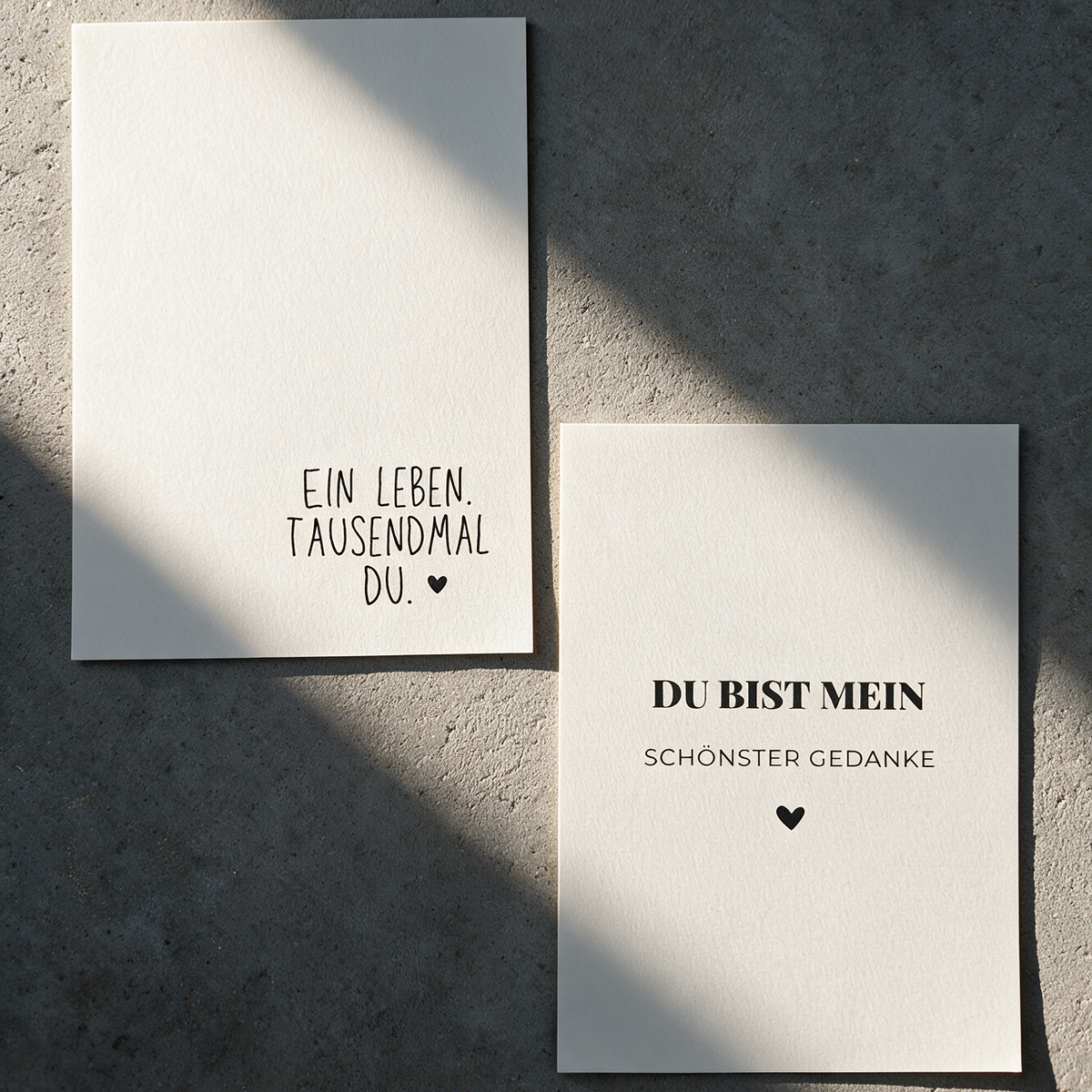 10 besondere Postkarten in Geschenkbox – Zwischen den Zeilen